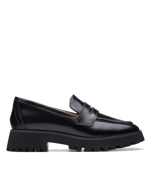 Clarks - Stayso Edge Black Leather Clarks - Stayso Edge Black Leather